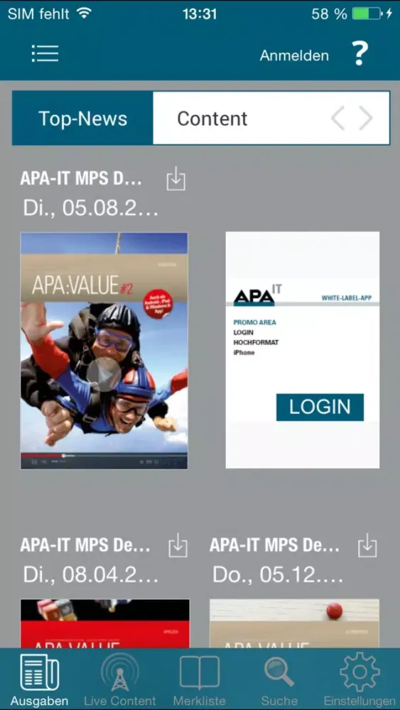 Скриншоты MPS:News
