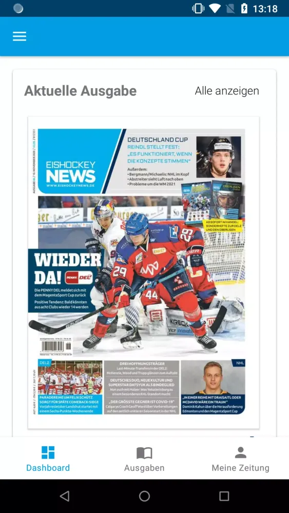 Eishockey News Screenshots