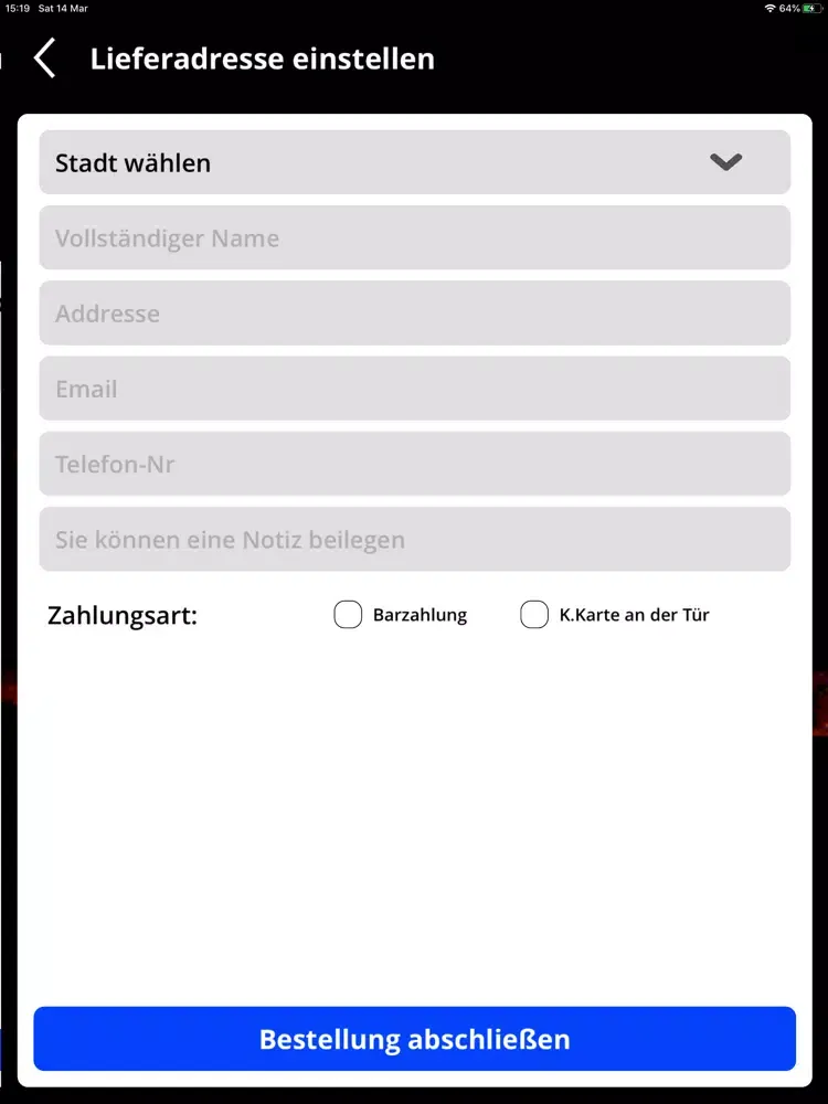 Zrzuty ekranu 20 Venti Pizza iPad 