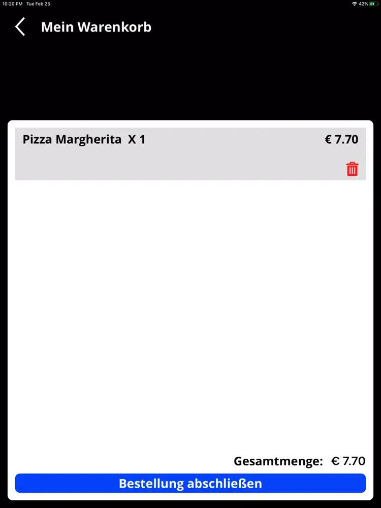 ภาพหน้าจอของ Don Mauro Trattoria Pizzeria iPad 