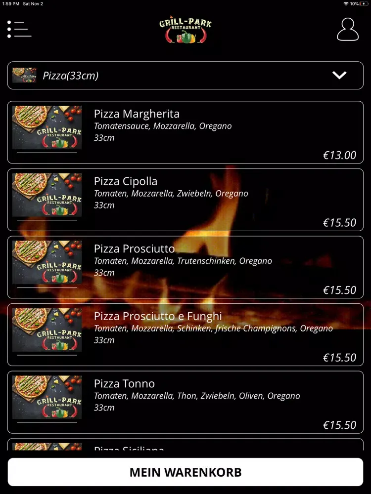 Grill-Park iPad  스크린샷