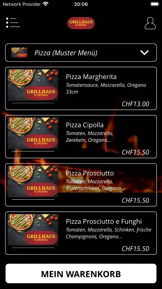 Capturas de tela do Grillhaus Klingnau