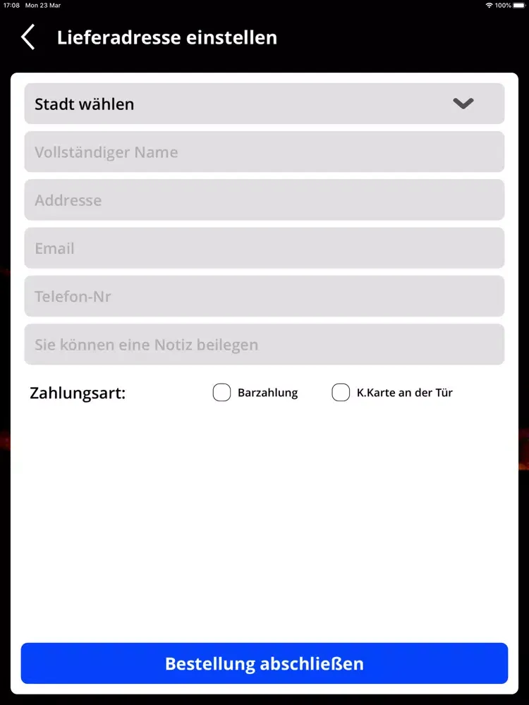 Captures d'écran de Veloce Pizza Schönenwerd iPad 