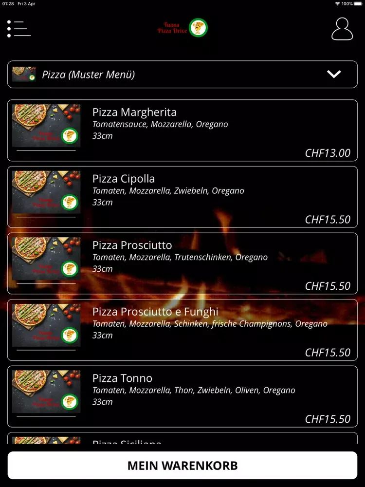 Tuana Fine Food Bubendorf iPad  سکرین شاٹس