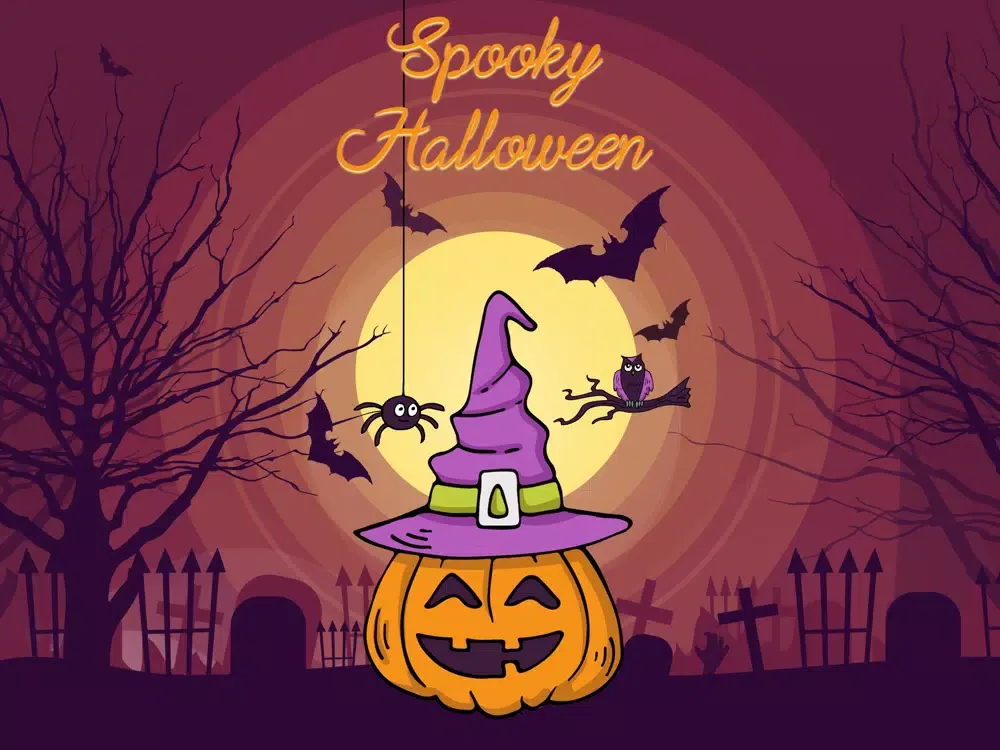 Spooky Halloween Sticker iPad  স্ক্রিনশট