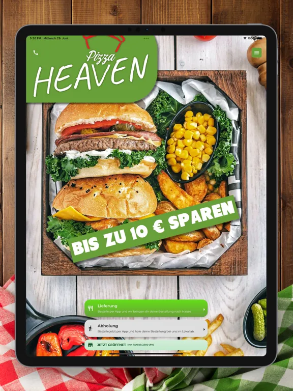 Capturas de pantalla de Heaven Pizza Burger iPad 