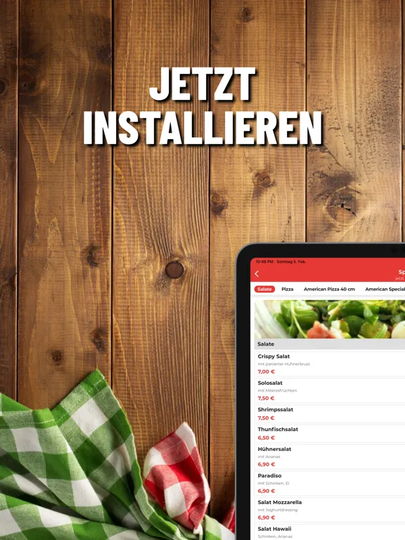 Pizza Solo Linz iPad  Screenshots