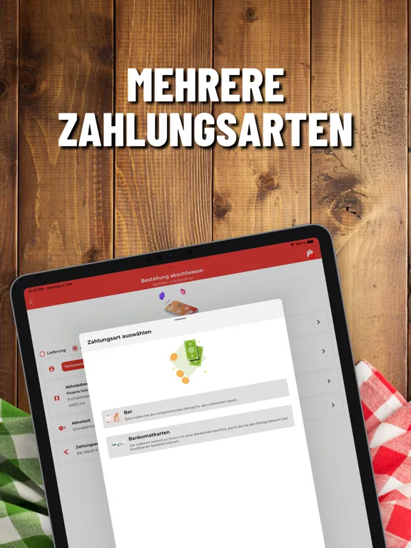 Pizza Solo Linz iPad  Screenshots