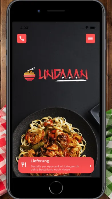 Tangkapan layar Undaaan