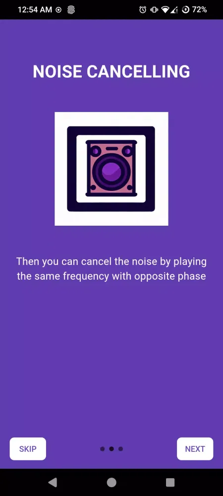 Live Noise Cancellation Demo Screenshots