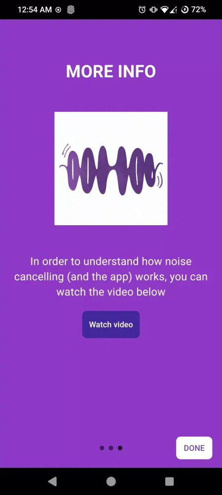 Live Noise Cancellation Demo Screenshots