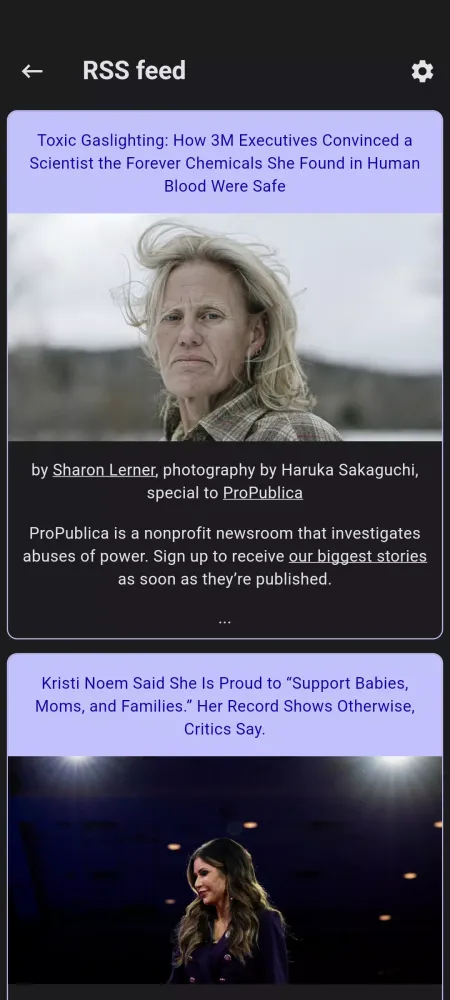Pareader Screenshots