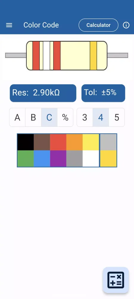 Resistor Finder 스크린샷