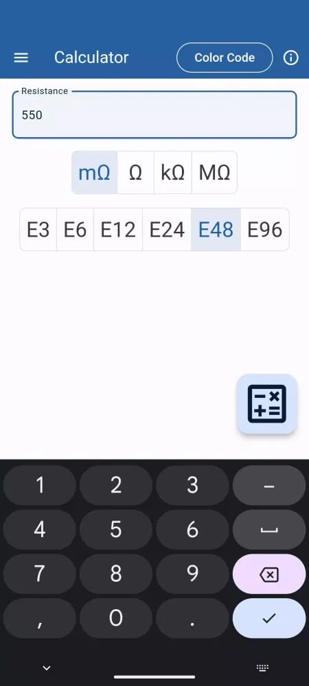 Resistor Finder 스크린샷