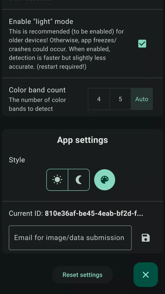 Resistor Color Code Scanner سکرین شاٹس