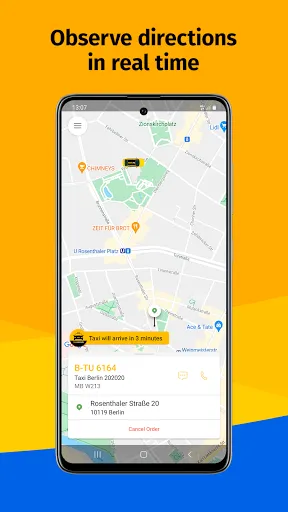 taxi.eu - Taxi App for Europe Screenshots