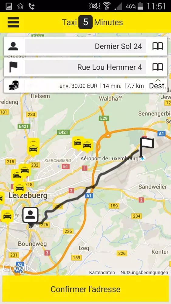 صور Colux Taxis Luxembourg