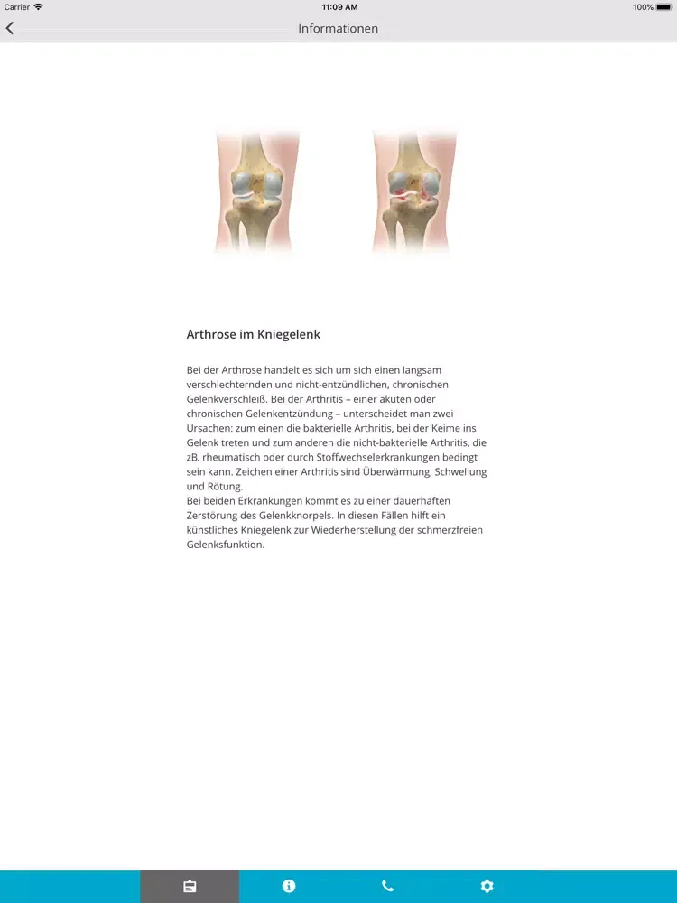 Captures d'écran de BHS Ried Patienten App iPad 