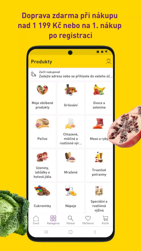BILLA e-shop Screenshots