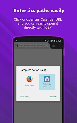 ICSx⁵ – Subscribe to calendars应用截图