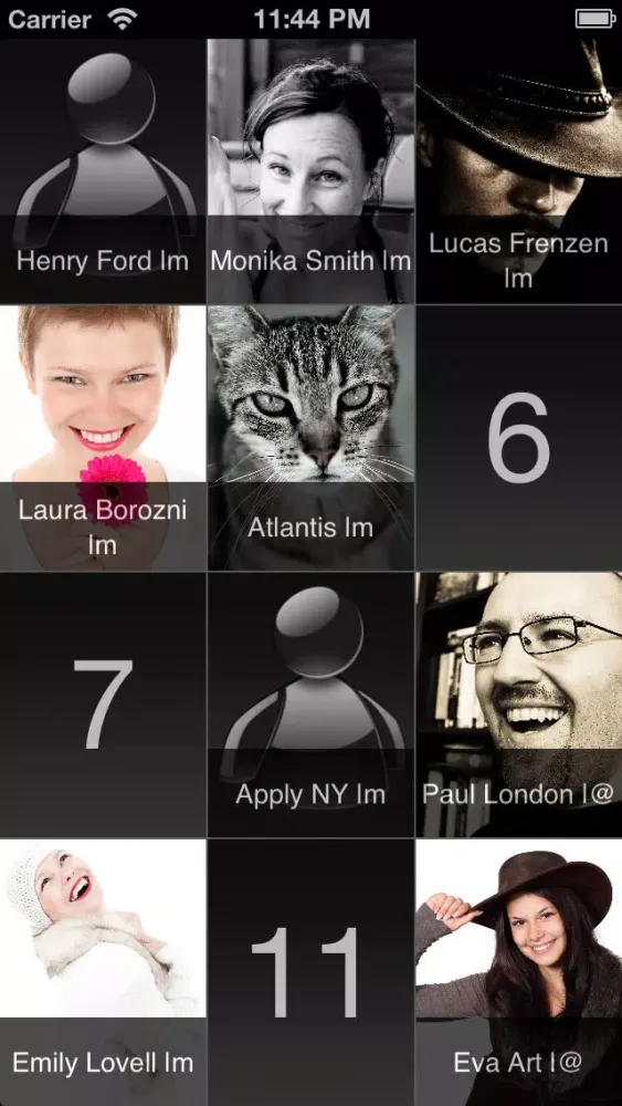 Capturas de pantalla de iQuickDial - The simplest speed dialer ever!