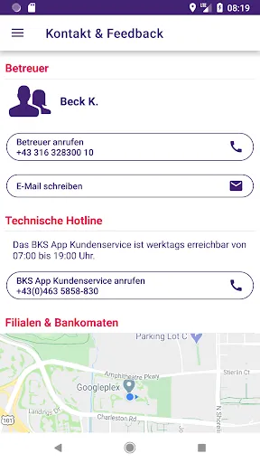 Tangkapan skrin BKS Bank Österreich
