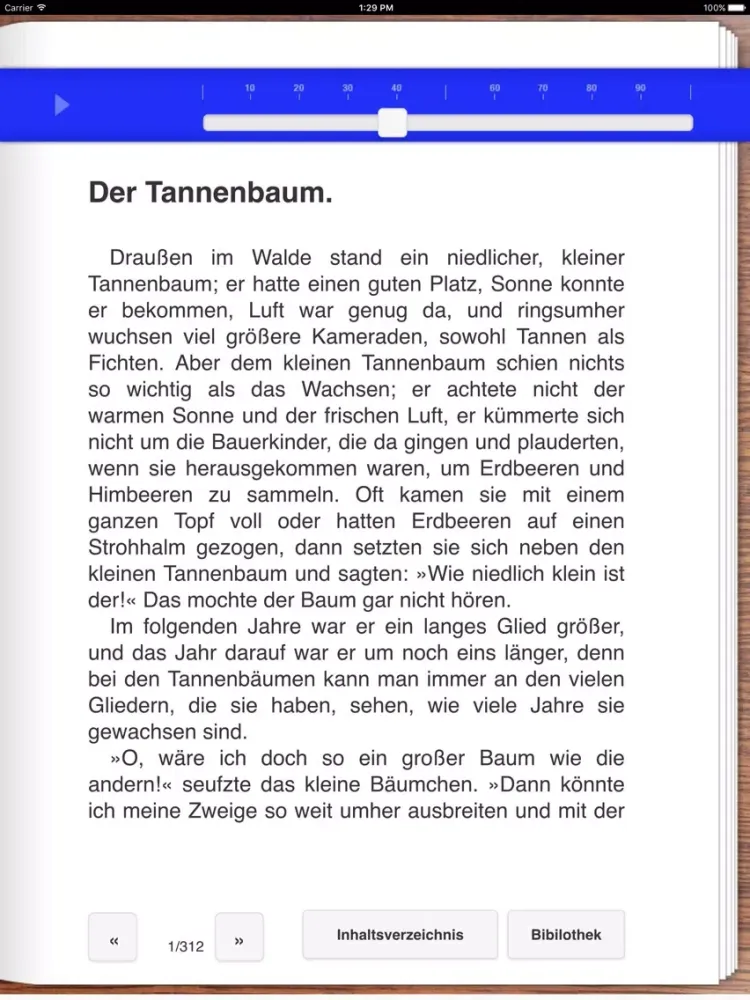 SpeedReader iPad  Screenshots
