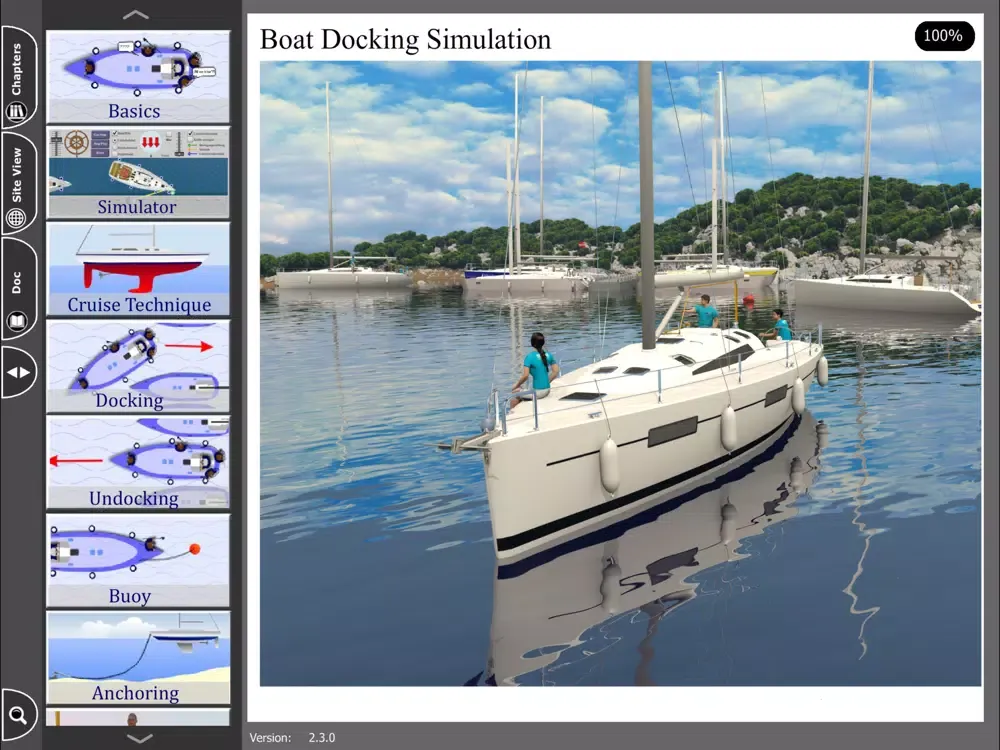 Zrzuty ekranu Boat Docking Course - Monohull iPad 