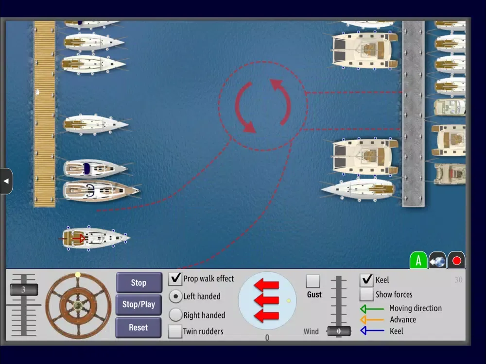 Zrzuty ekranu Boat Docking Course - Monohull iPad 