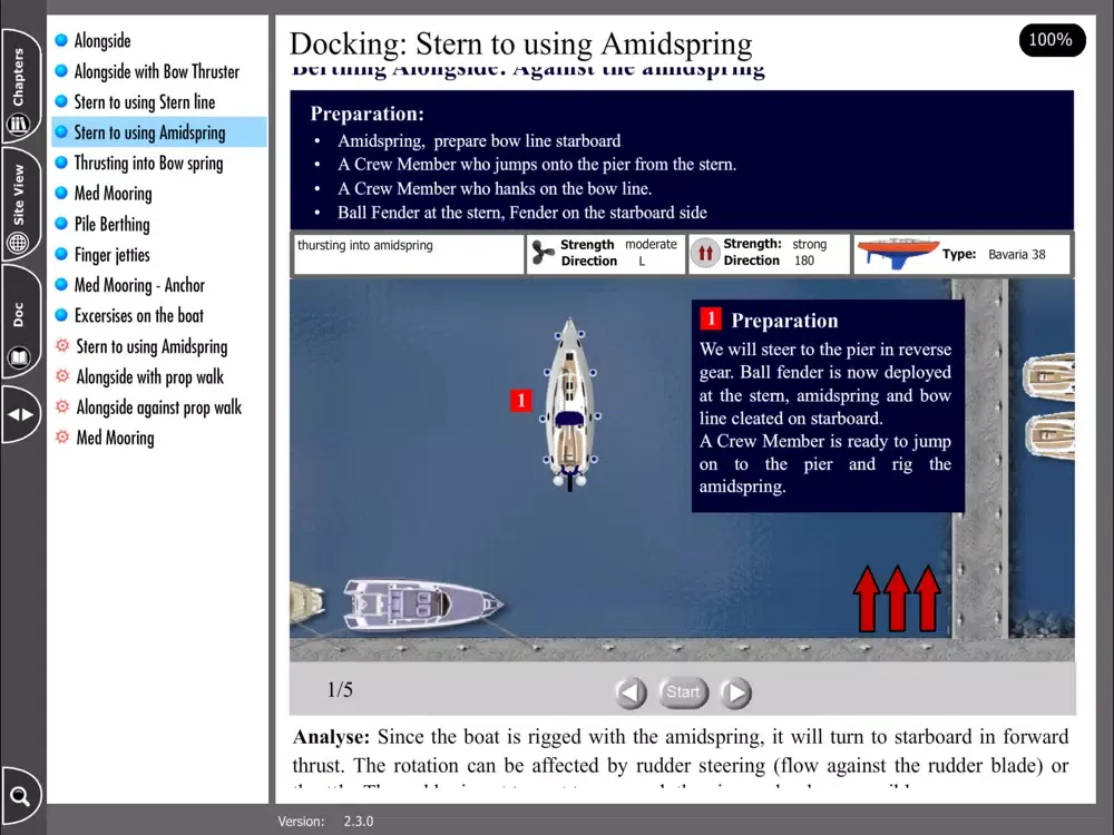 Zrzuty ekranu Boat Docking Course - Monohull iPad 
