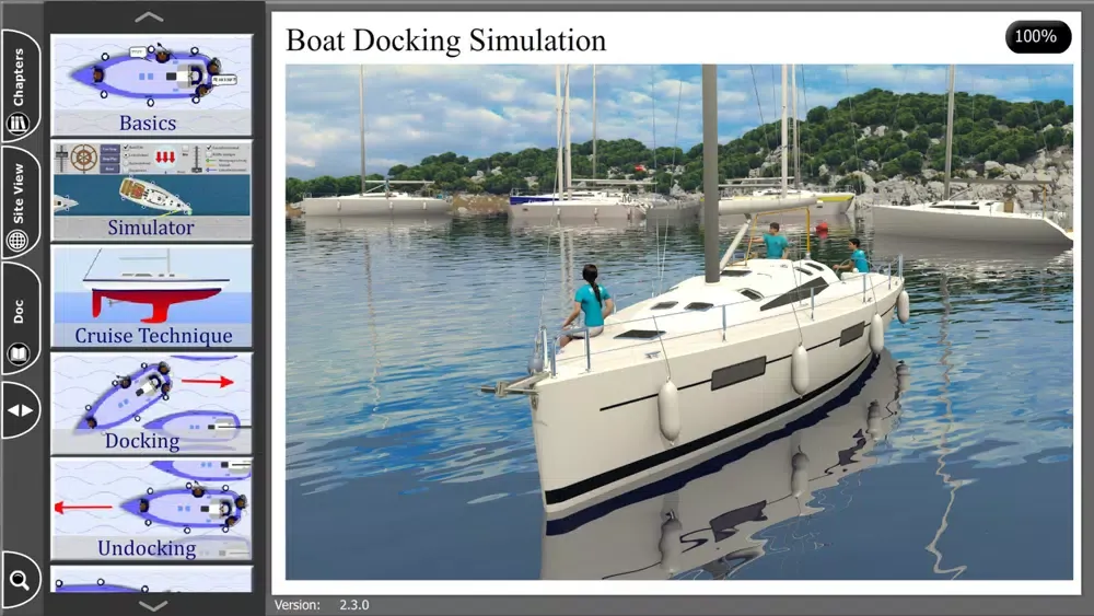 Zrzuty ekranu Boat Docking Course - Monohull