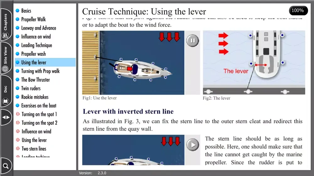 Zrzuty ekranu Boat Docking Course - Monohull