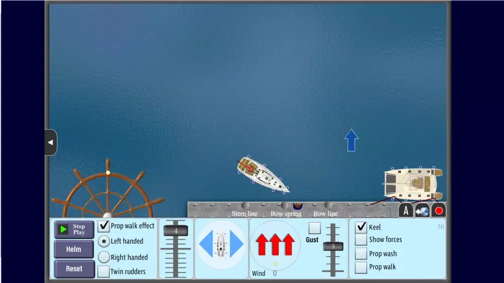 Zrzuty ekranu Boat Docking Course - Monohull