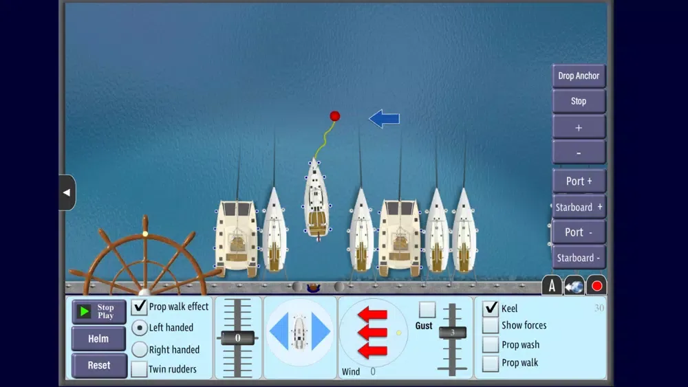 Zrzuty ekranu Boat Docking Course - Monohull