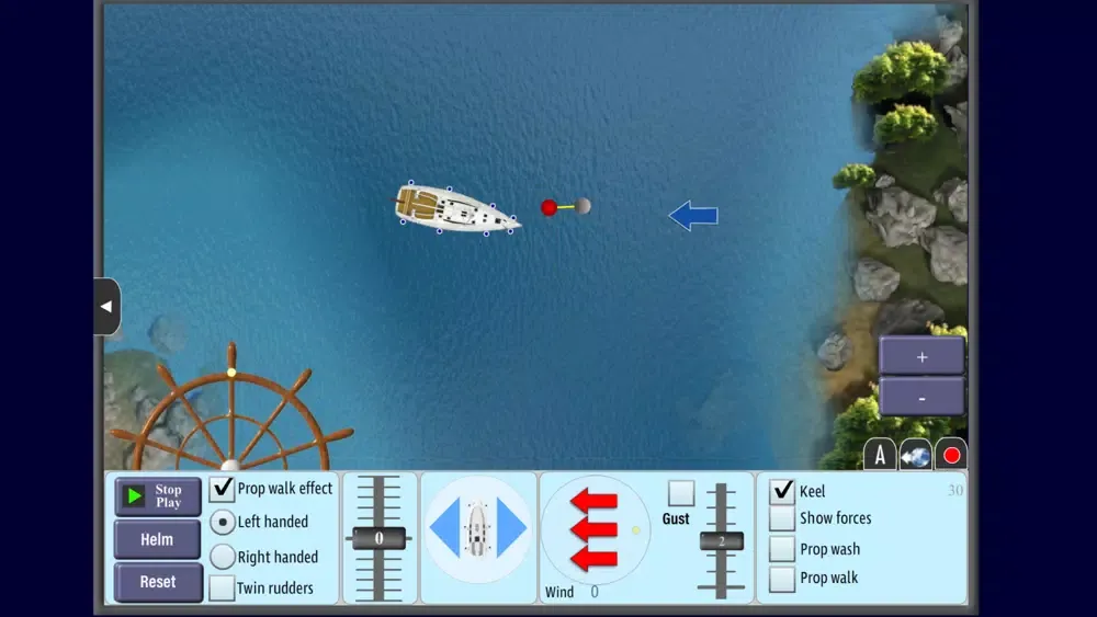 Zrzuty ekranu Boat Docking Course - Monohull