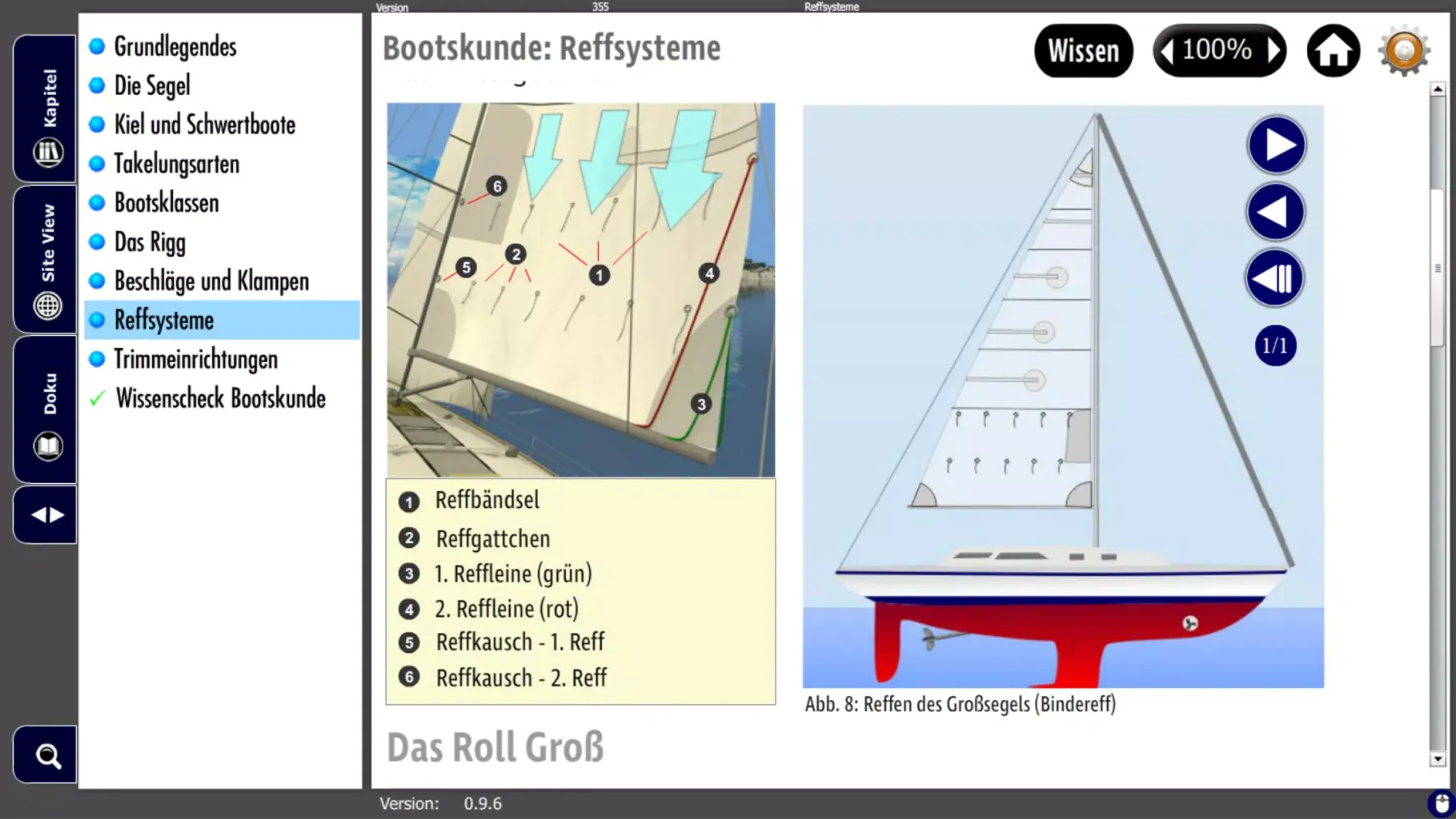 Capturas de tela do Segelschein Binnen (A-Schein)