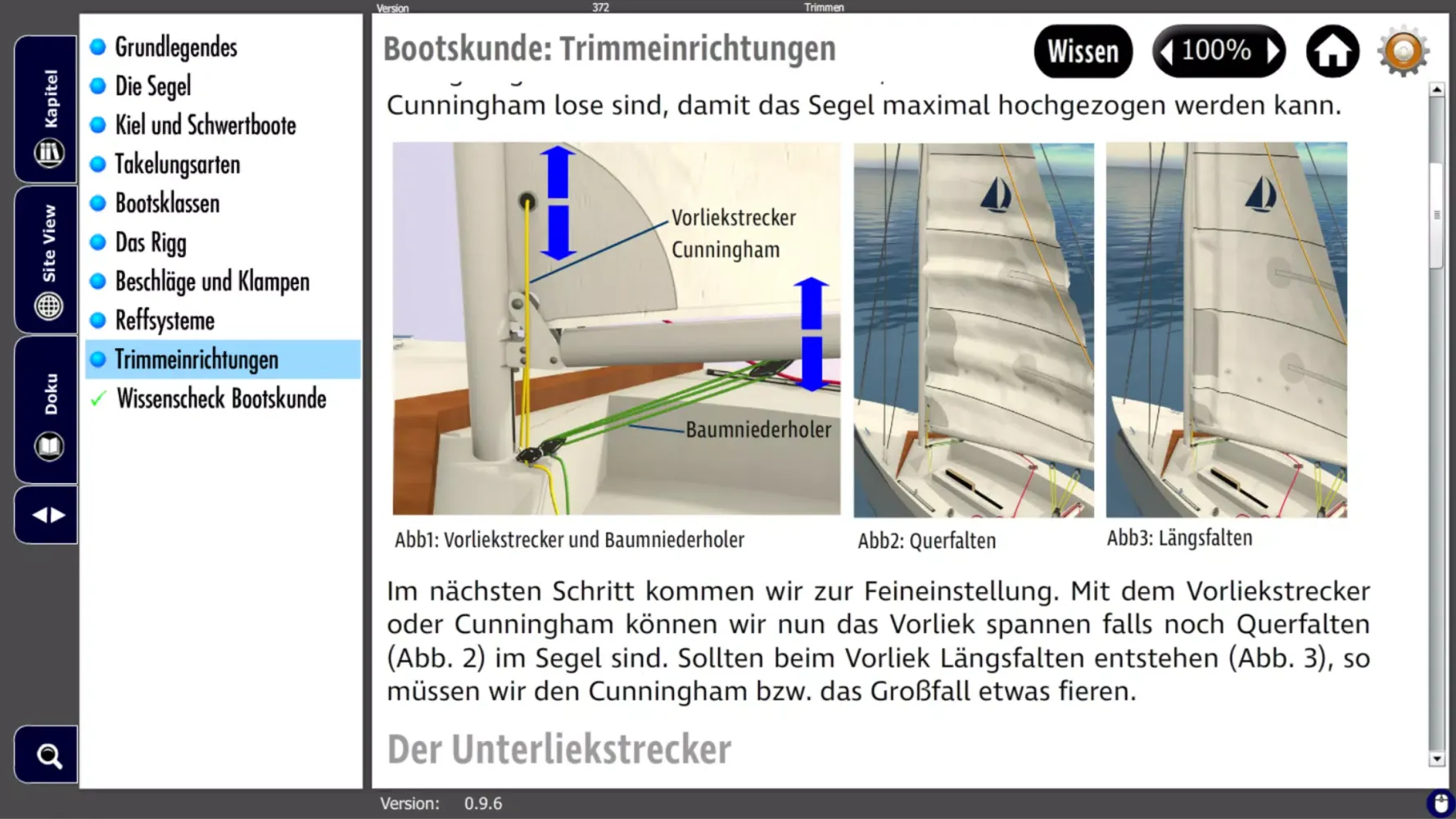 Capturas de tela do Segelschein Binnen (A-Schein)