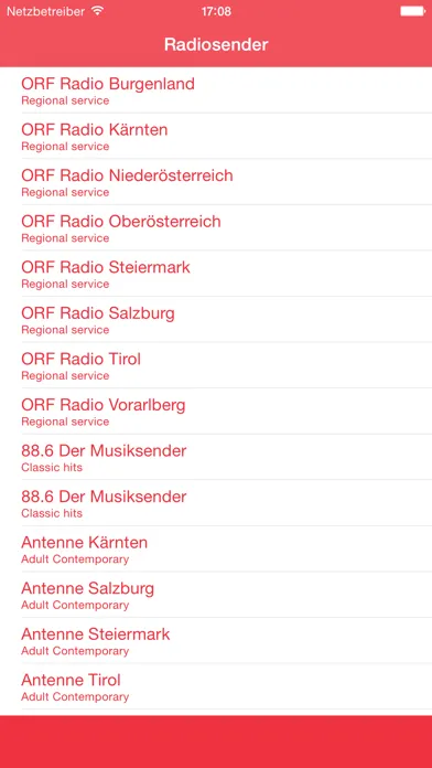 Capturas de pantalla de Radio Österreich FM - Live online Musik Radiosender hören und Nachrichten Stream von österreichische Antenne