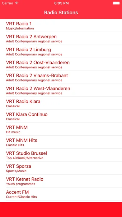 Radio Belgium FM - Streaming and listen to live online music, news show and Belgian charts musique from Belgique应用截图