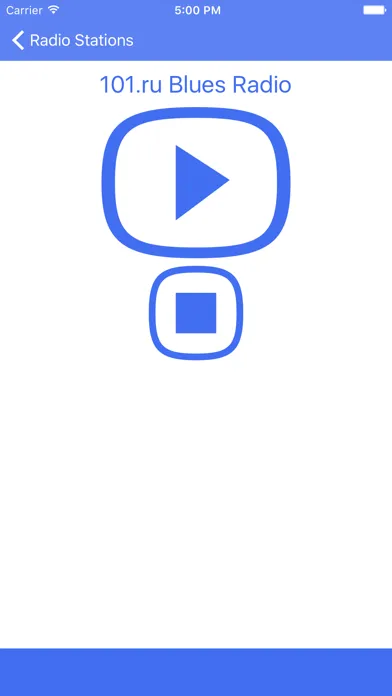 Capturas de tela do Radio Channel Blues FM Online Streaming