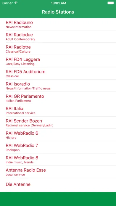 Radio Italia FM - Streaming and listen to live online music, news show and Italian charts musica from Italy應用截圖