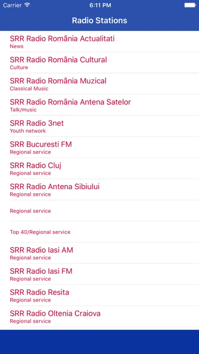 Radio Romania FM - Streaming and listen to live Romanian online music and news show स्क्रीनशॉट