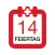 Feiertage Schweiz Kalender & Kalenderwochen