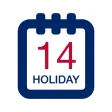 Holiday Calendar USA 2016 - Federal Public US Holidays for Vacation and free time Planning
