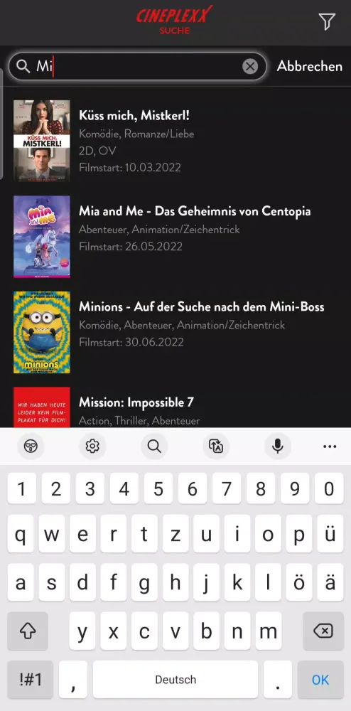 Cineplexx Screenshots