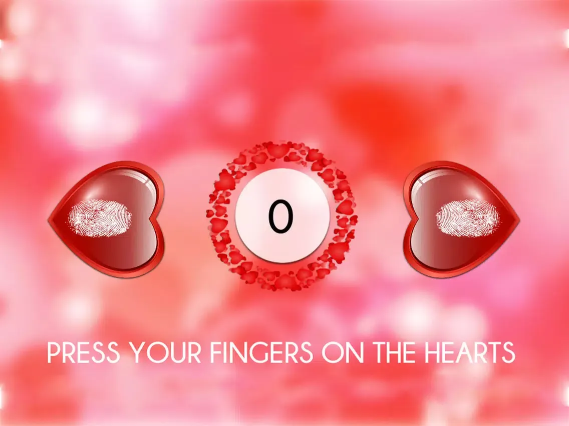 Love Tester Professional - A Funny Friendship & Dating Compatibility Finger Scanner iPad  Screenshots
