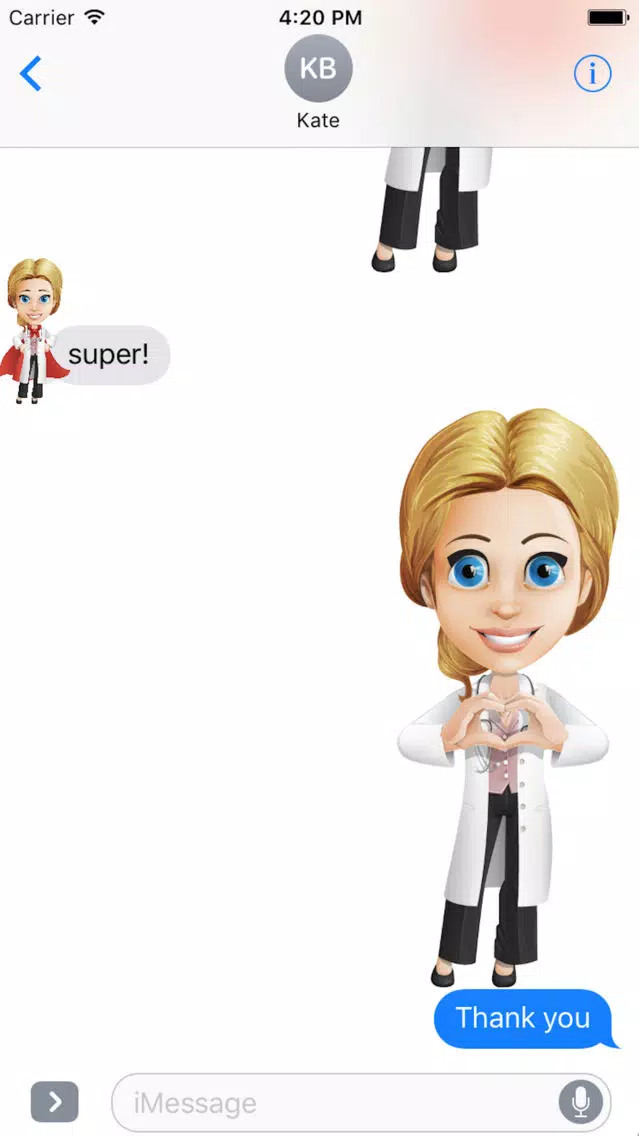 Dr. Blondie Stickers應用截圖