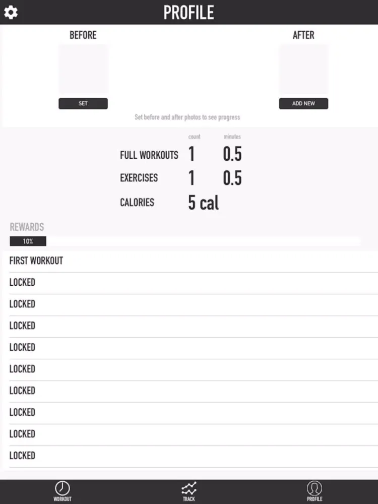 تصاویر Bodyweight Training Results - 7 Minutes Workouts with Personal Running Trainer and Fitness Center Program iPad 
