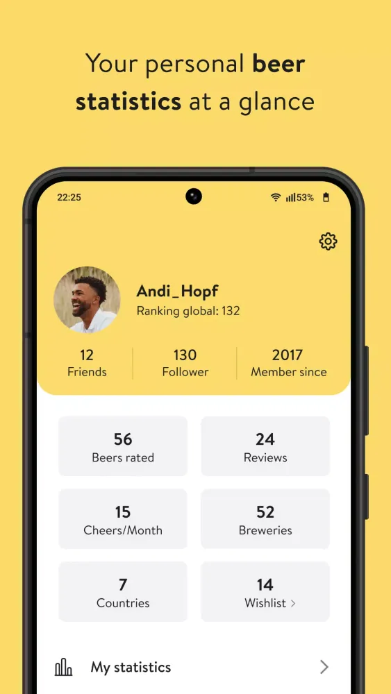 BeerTasting Screenshots