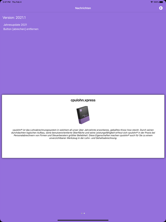 Ảnh chụp màn hình của Lohnsteuertabelle iPad 